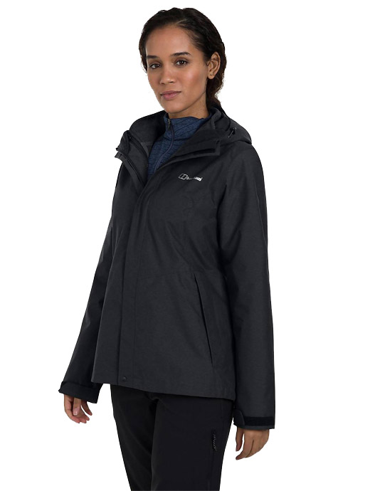 grey waterproof jacket women's