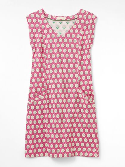 white stuff lena dress pink