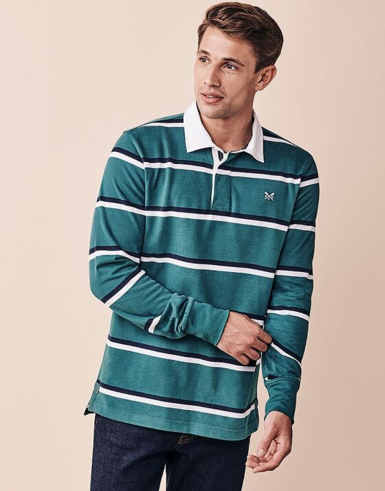 crew clothing long sleeve polo