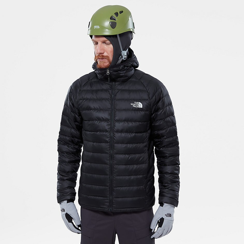 north face men's trevail hooded jacket