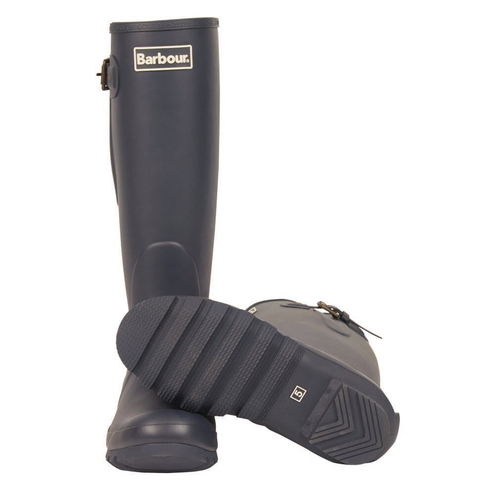 barbour amble navy wellies