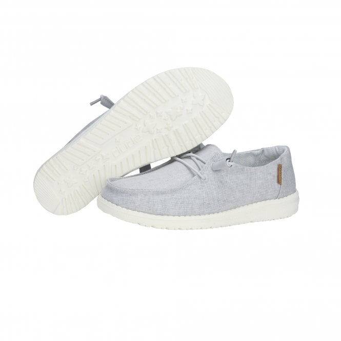 Hey Dude Shoes Wendy Cham Light Grey 