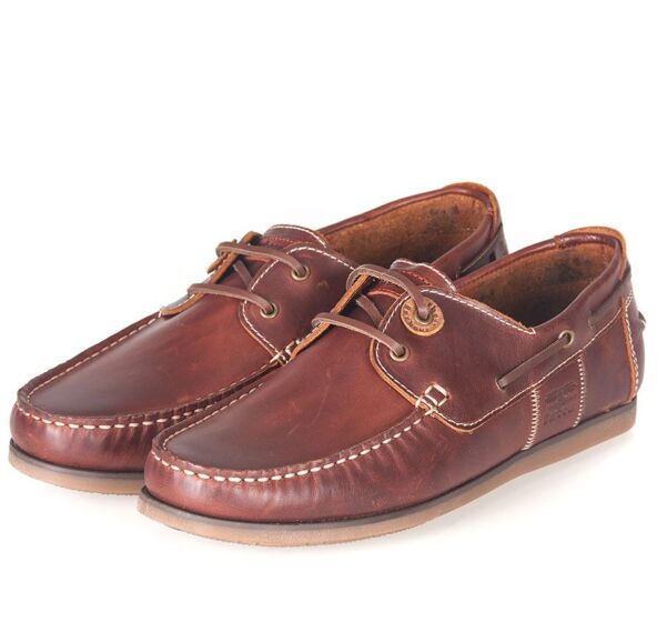 Barbour Capstan Boat Shoes Mahogany 